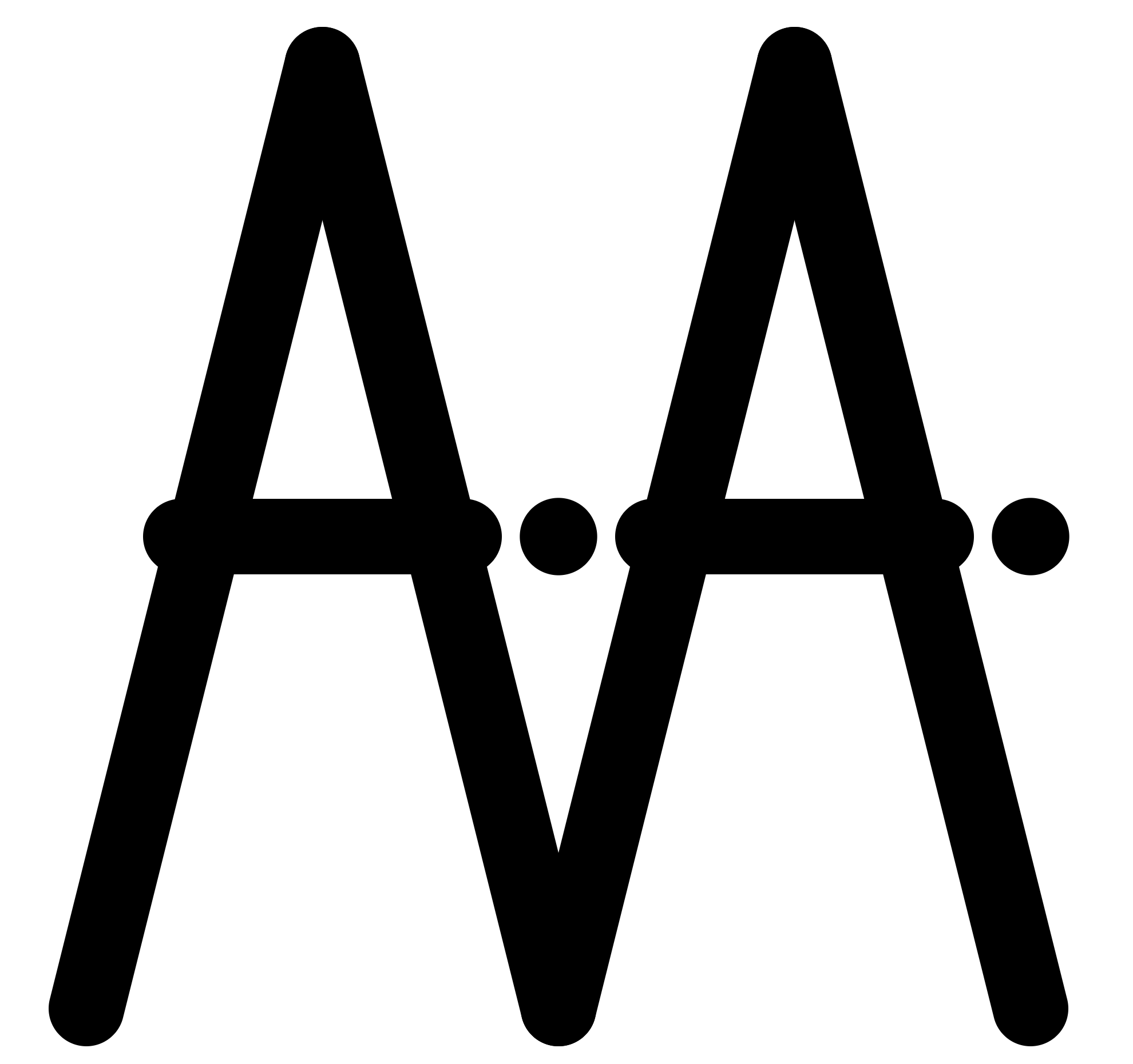 m glyph
